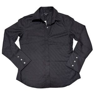Banana Republic NWT Women’s Black Button Down Shirt SZ M